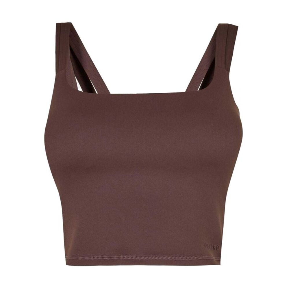 USA Womens/Ladies Square Neck Tank Top / Espresso